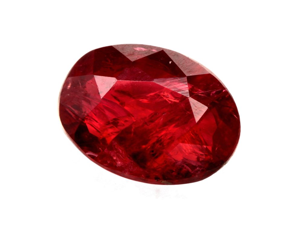 No reserve price Red, Orange Ruby  - 1.12 ct - Instituto Gemólogico Español (IGE) #2.1