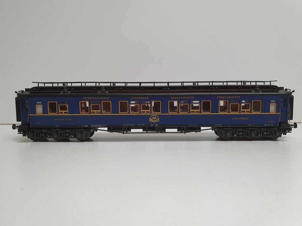 Trix, Liliput H0 - Ensemble de wagons de passagers pour trains miniatures (4) - Wagons du Simplon Orient Express #4.3