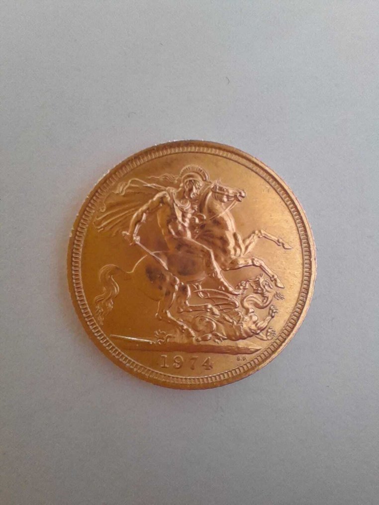 Regatul Unit. Sovereign 1974 #1.0