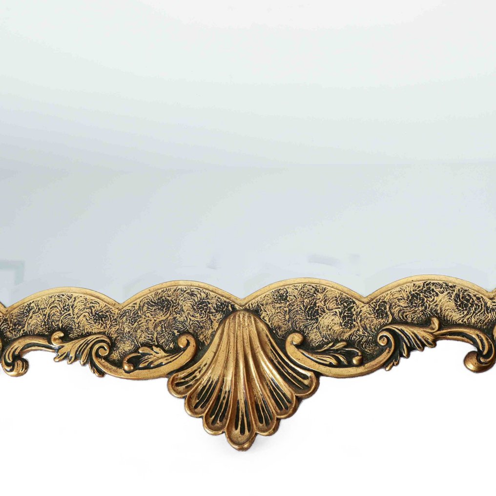 Lustro ścienne  - Drewno, Gips #4.3