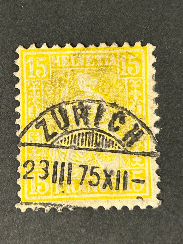 Schweiz 1864/1907 - Schweiz 1864–1907 – Klassiske «Helvetia»-udgaver – Udvalg af brugte frimærker – SBK CV 885 CHF #3.2