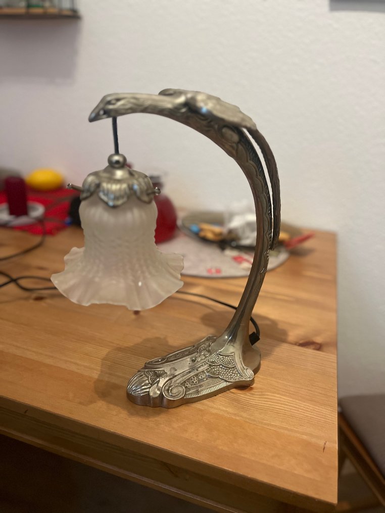 Επιτραπέζιο φωτιστικό - Alloy, Γυαλί - Τηλεοπτική λάμπα Adler Bronze #1.0