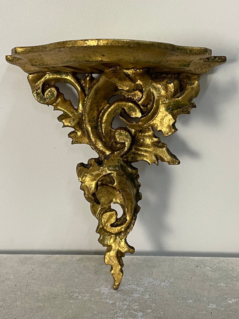 Szobor, Wandconsole Rococostijl - 15.5 cm - Fa #3.2