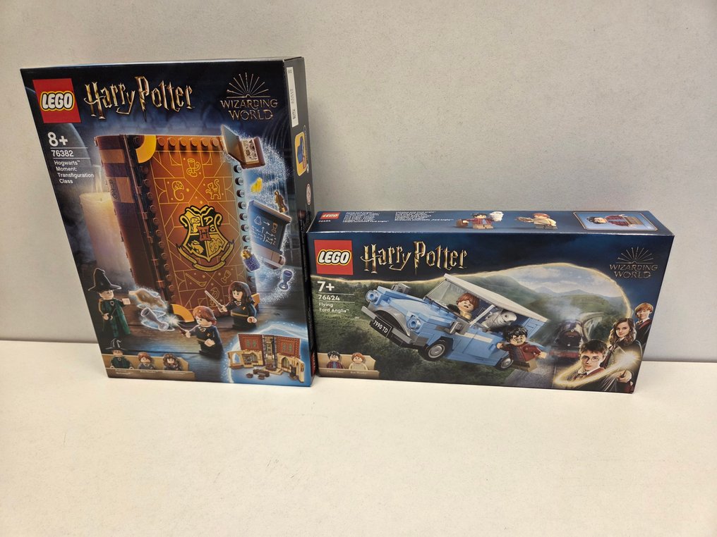 LEGO 套組 - Harry Potter - 76424 Flying Ford Anglia / 76382 Hogwarts Moment Transfiguration Class #1.0