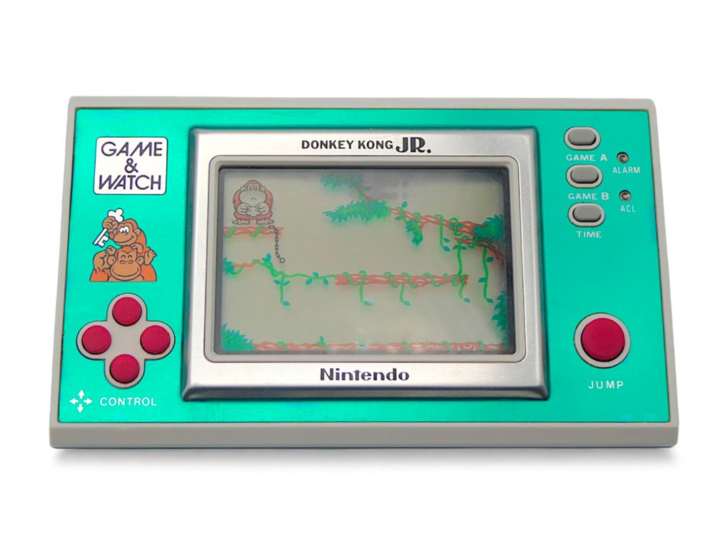 Nintendo - Game & Watch - Donkey Kong JR. (DJ-101) - With Instruction Sheets - WORKING!!! - Håndholdt spillkonsoll - I original eske #1.0