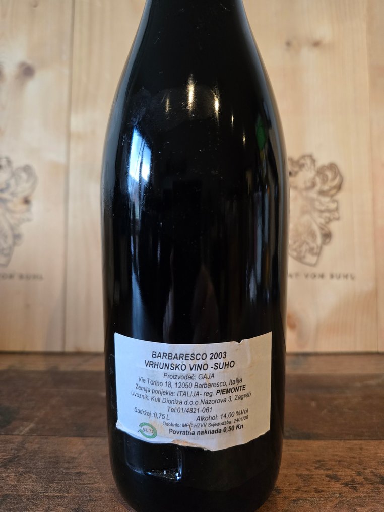 2003 Gaja - Barbaresco - 1 Bottle (0.75L) #4.3