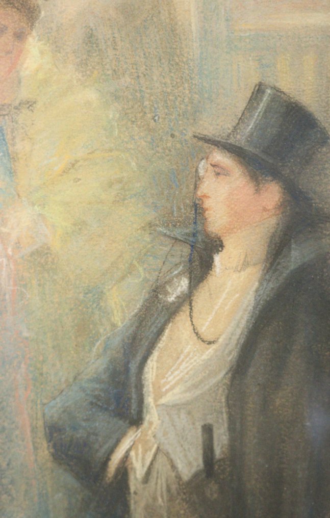 Willy van Riet (1887 - 1928). - Chique gezelschap van rond 1900 #4.3