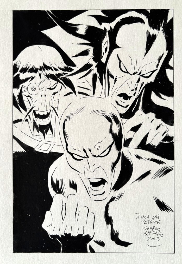 Frisano, Thomas - Hommage à John Buscema - 1 Oorspronkelijk gesigneerd tekening - 2013 #1.0