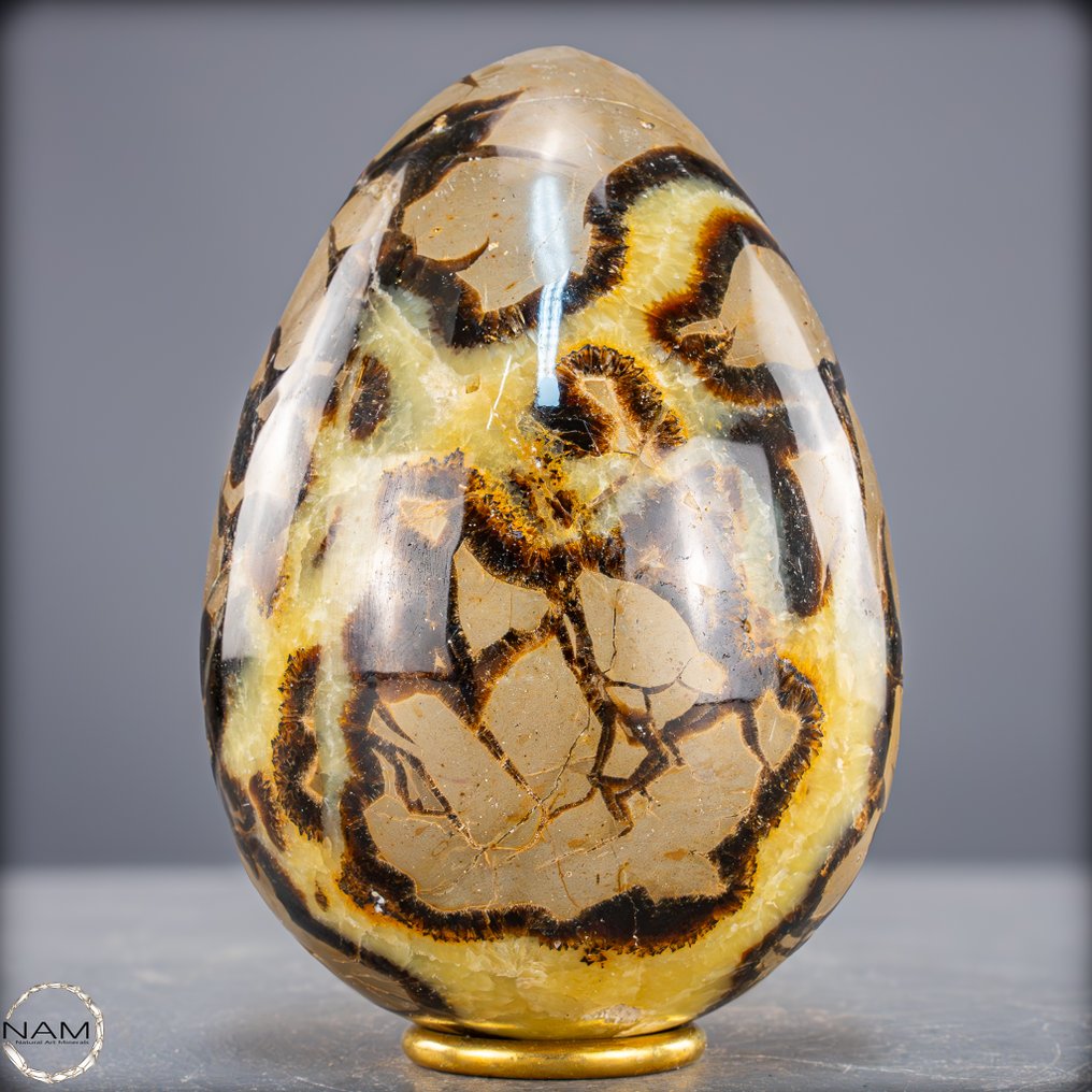 Fascinating Septarien Egg The magic of prehistoric shapes and colors- 1762.61 g #2.1