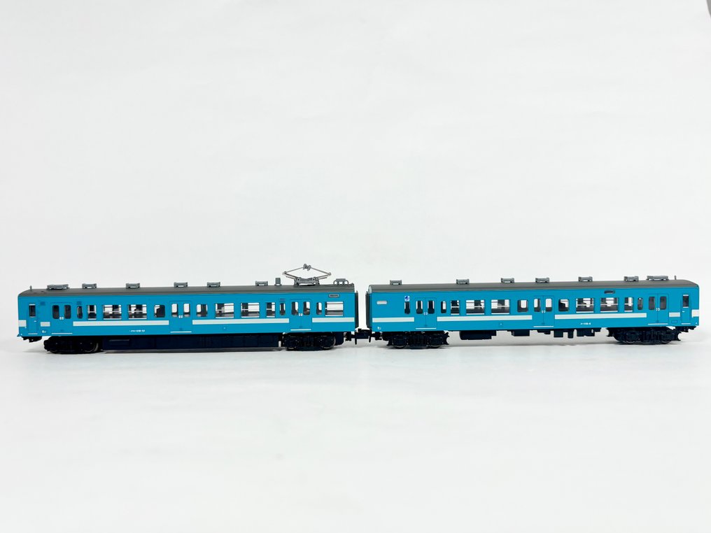 MICROACE N轨 - A0380 - 模型火车 (1) - JNR 119 系列 – 伊田线涂装(非空调)2辆车组(带动力) - JNR #1.0