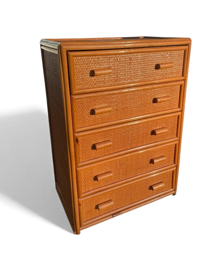 Ladekast - Bamboe, Hout, Rattan #1.0