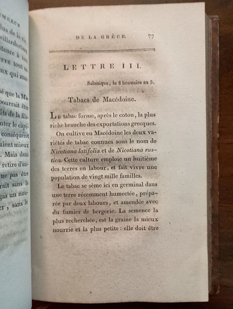 Beaujour, Louis Auguste Felix - Tableau Du Commerce De La Grèce - 1800 #1.0