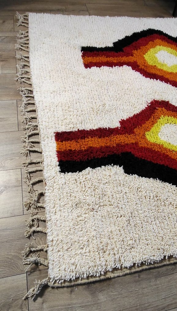 Berbertæppe, gulvtæppe Beni Mellal-tæppe - Tæppe - 306 cm - 207 cm - #B22.1 #1.0