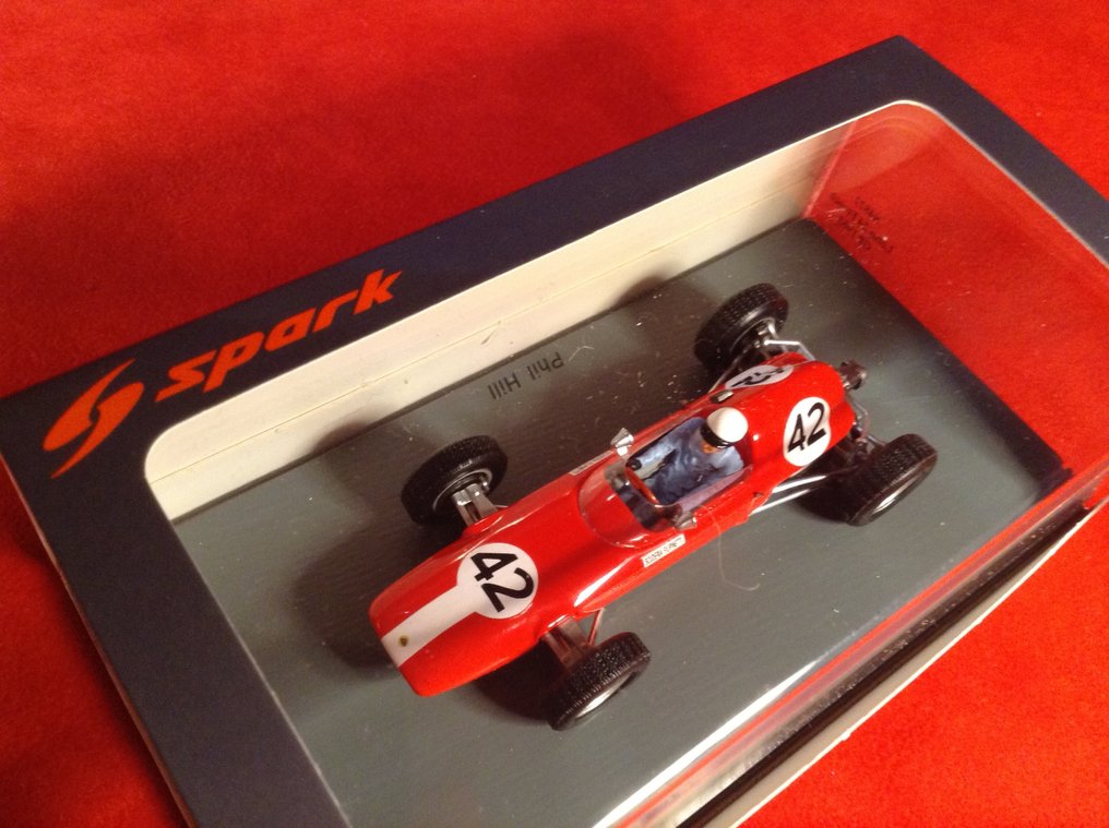 Spark 1:43 - Rennwagenmodell - ref. #S4822 Lotus BRM F.1 Scuderia Filipinetti French GP 1963 #42 Phil Hill - Ausgezeichnete Qualität - Limitierte Edition - Heute schwer zu finden #2.1