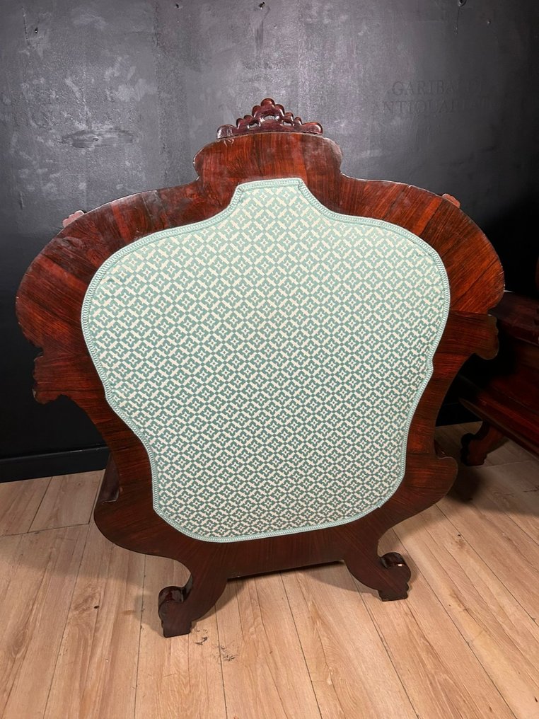 Σετ σαλόνι (3) - Walnut, Βαμμένο ξύλο #1.0