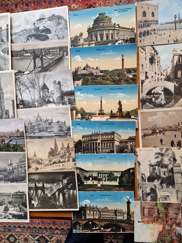 Ιταλία - Τοπίο - Ιταλία, Γαλλία, Γερμανία, Ουγγαρία και Ρουμανία. Αποκόμματα δεκαετίας του '30 από Βενετία, Μιλάνο, - Καρτ-ποστάλ (70) - 1940-1930 #2.1