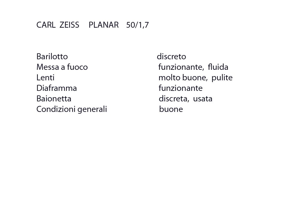 Carl Zeiss, Contax Planar T 1,7/50mm | Analoginen kamera #4.3