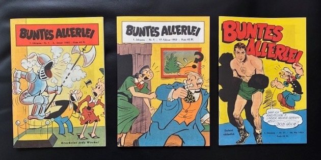 Buntes Allerlei Nr. 1, 7, 21 - 3 füzetek - Utánnyomás #1.0