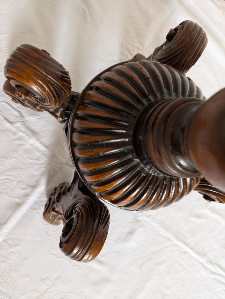 Column floor lamp - Wood - Coat rack / Stand #4.3