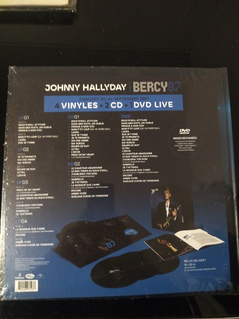 Johnny Hallyday - Bercy 87 - LP-box set - Återutgivning - 2022 #2.1
