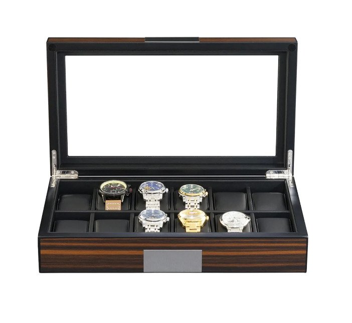 Prestige - 珠宝盒 - 乌木贴面木制手表盒 - 木 #1.0