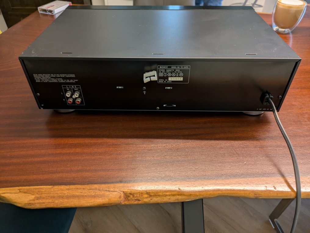 Sony - TC-K470 - Refurbished - New Belt - Audio-cassette deck #4.3
