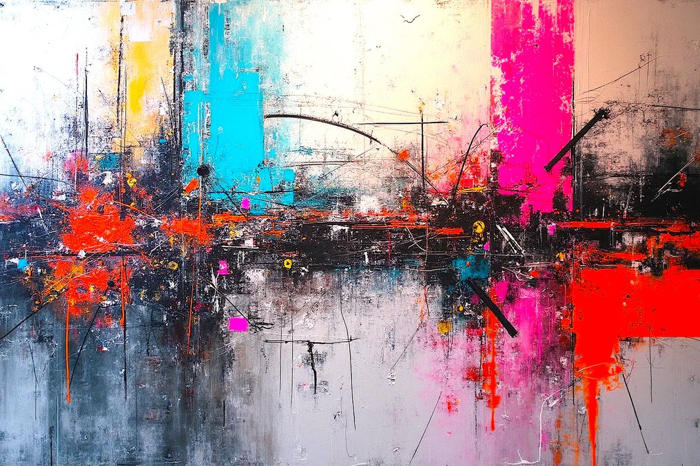 Sam Burnet (1969) - Bataille Navale Toile 1/3 XXL #1.0