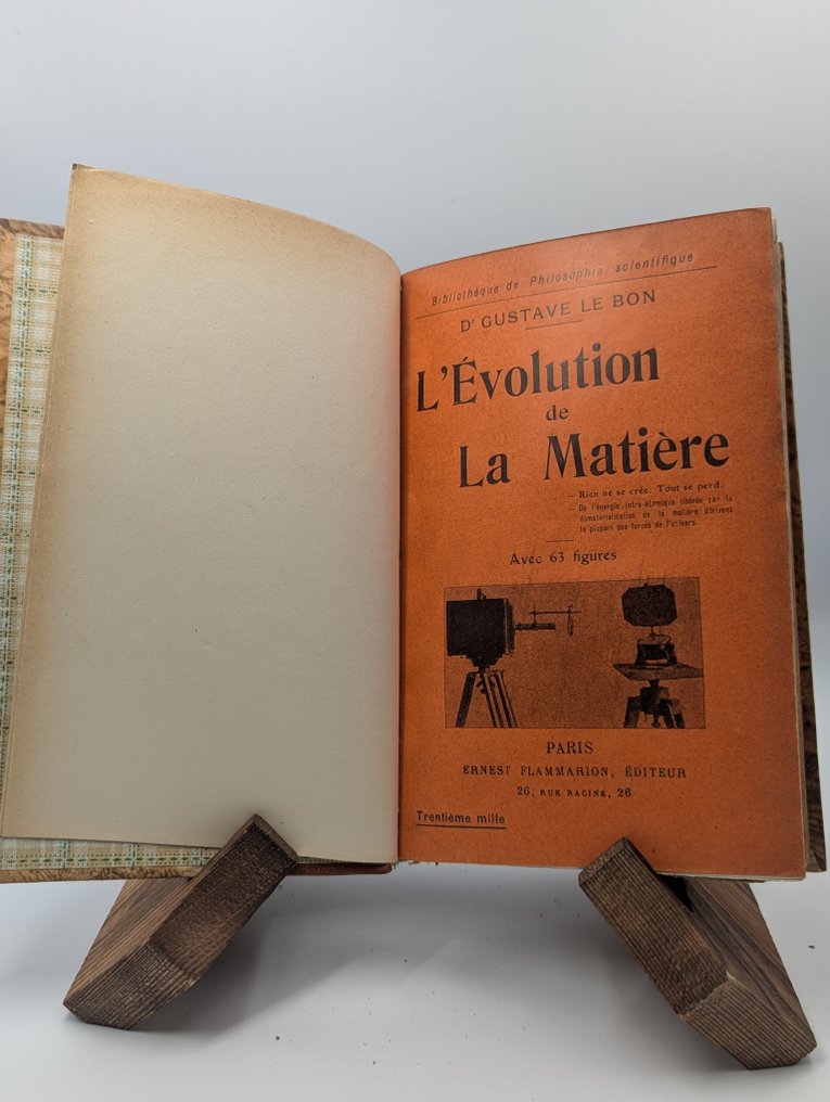 Gustave Le Bon - [Envoi autographe] L'évolution de la matière - 1917 #1.0