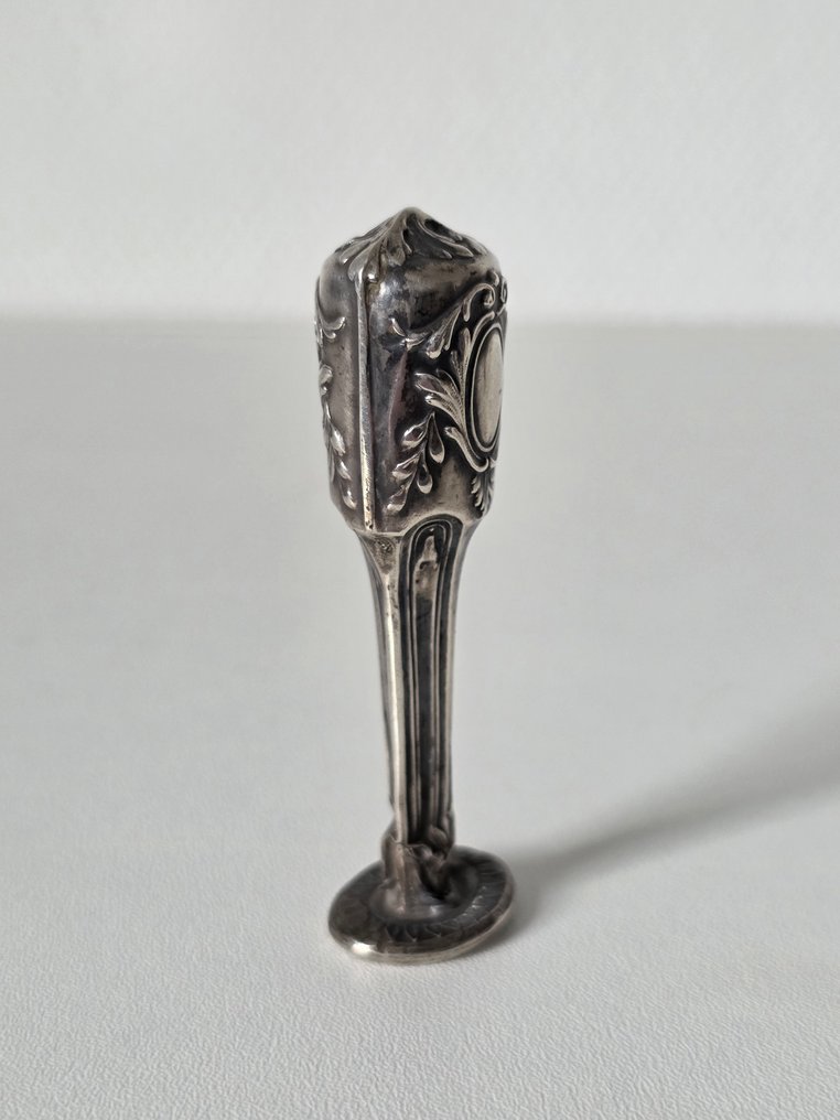 2 Sigilii de lac, detaliat, argint 835 și lemn - aproximativ 1900.  (Fără preț de rezervă) #3.2