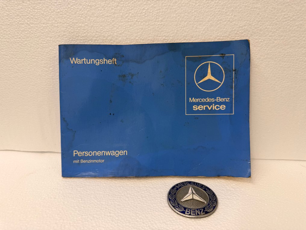 Mercedes-Benz – Original servicebok + emblem - Mercedes-Benz #1.0