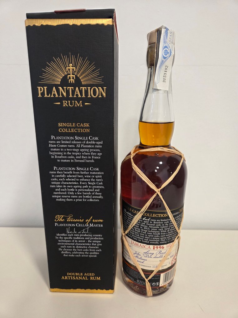 Long Pond 1996 Plantation - ITP & HJC Jamaica Single Cask - b. 2020 - 70厘升 #2.1