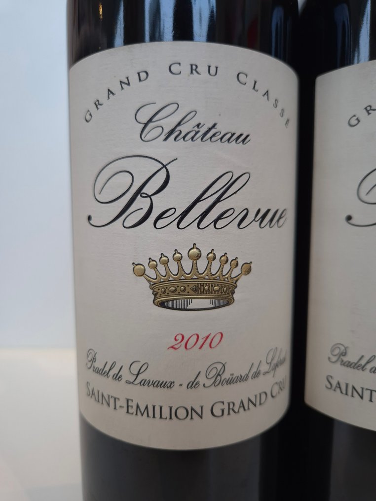 2010 Château Bellevue - 波爾多, 聖埃美隆 Grand Cru Classé - 3 瓶 (0.75L) #2.1