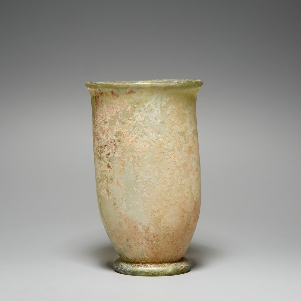 Αρχαία Ρωμαϊκή Γυαλί Αντικείμενο. 1ος-3ος αιώνας μ.Χ. Ύψος 10,3 εκ. #1.0