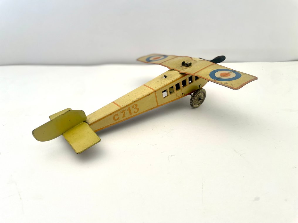 Distler - Τσίγκινο παιχνίδι - Monoplane C713 - 1920-1930 - Γερμανία #4.3