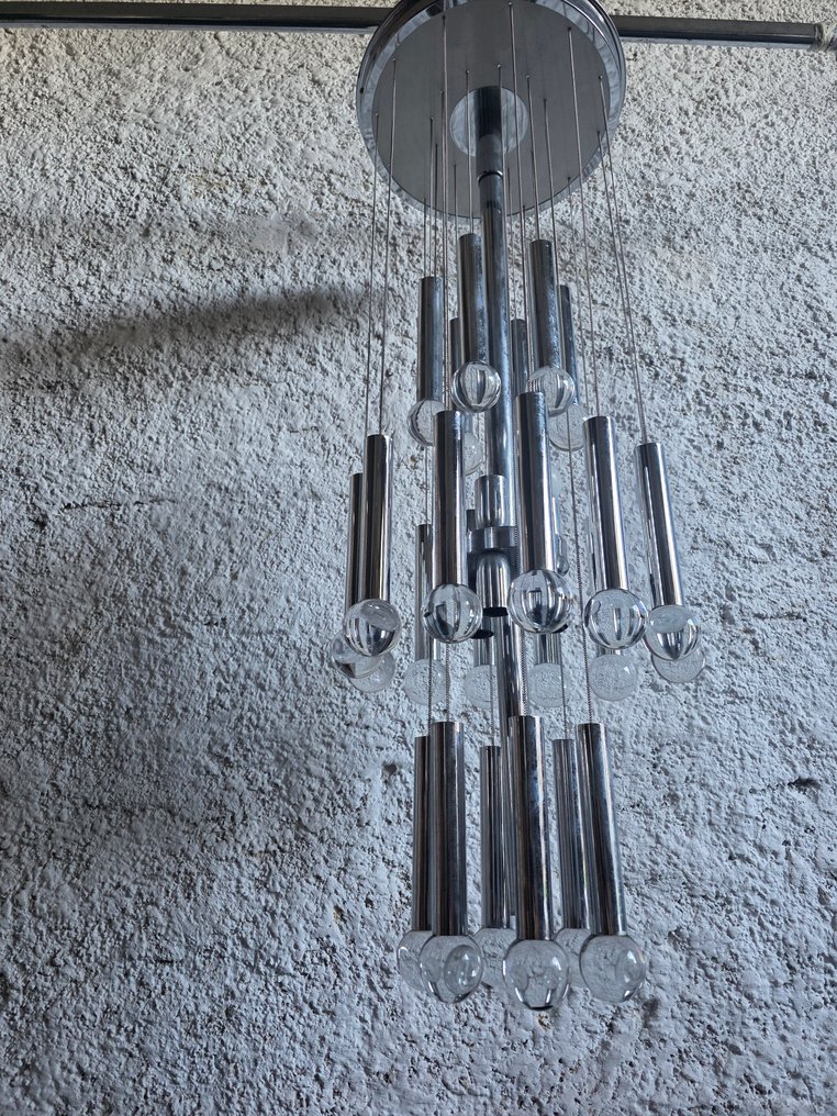 Πολυέλαιος - Χάλυβας, Γυαλί #1.0