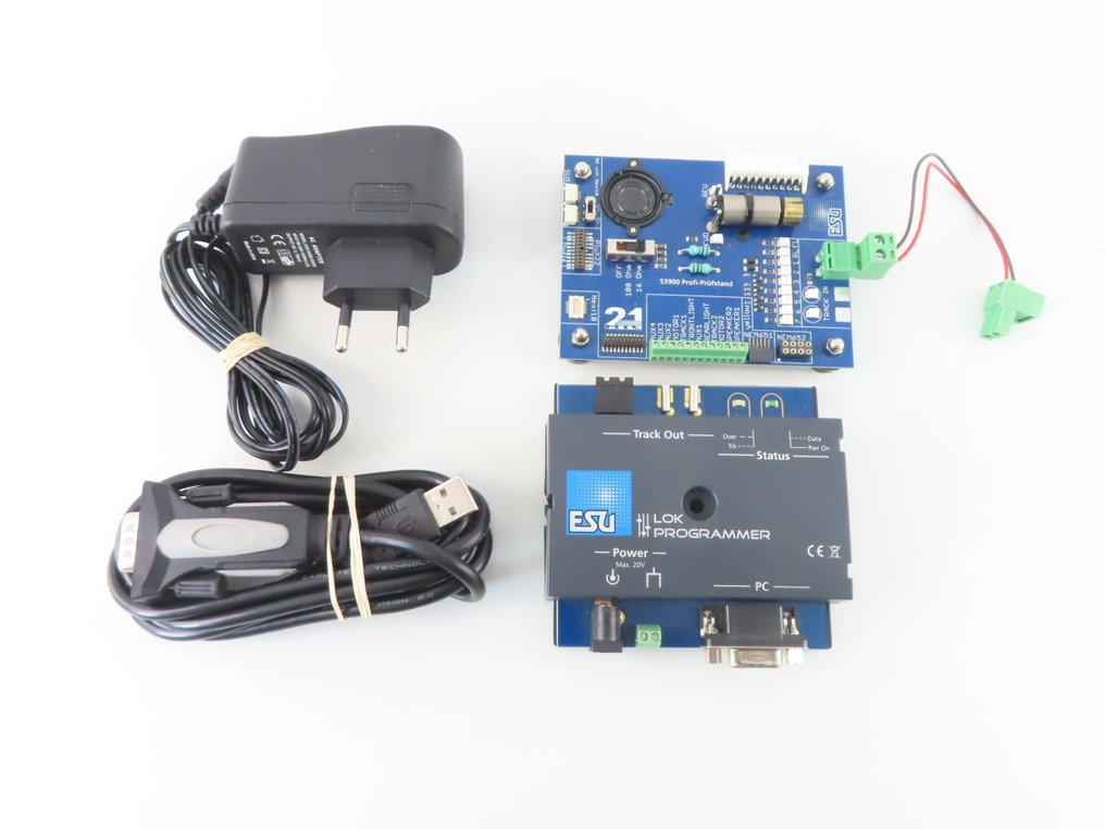 ESU 0轨, H0轨, N轨 - 53451/53900 - 模型列车控制单元 (1) - LokProgrammer带USB接口和Decoder tester #3.2