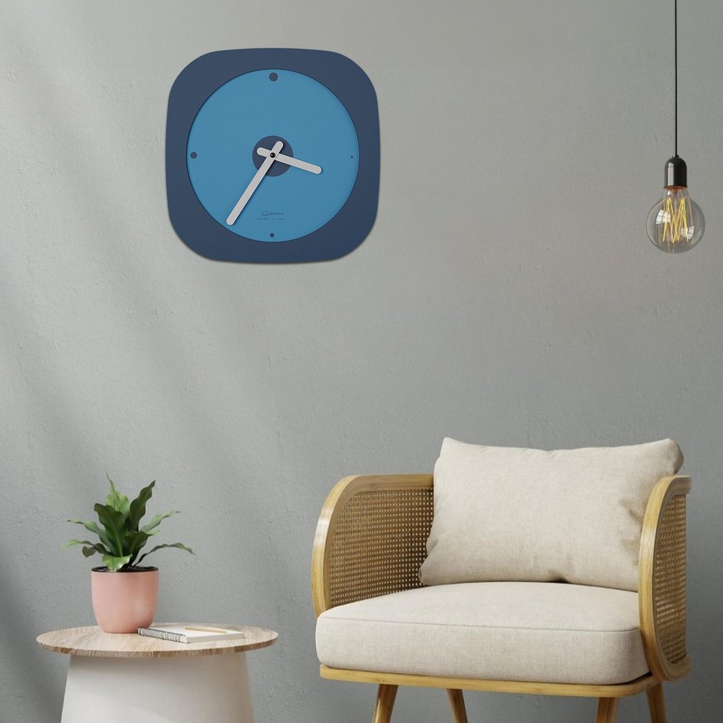 挂钟 - GIallobus -  现代的 木 - 2024 - Orologio Shuffle #4.3