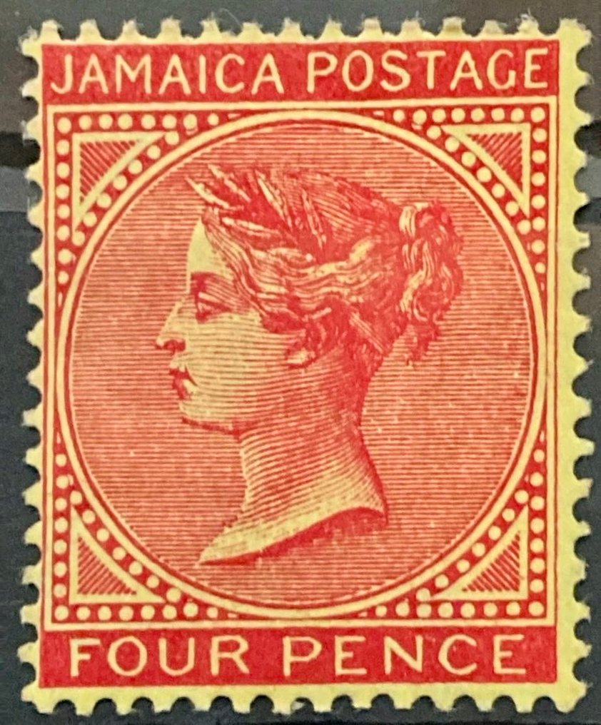 British Commonwealth 1870/1905 - Four Pence rust brown * and Four Pence reddish brown unused * + Four Pence minted approx. €600. - Michel #2.1