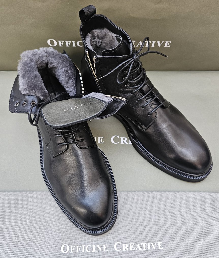 Officine Creative - Μπότες με κορδόνια - Mέγεθος: EU 43, EU 43.5 #1.0