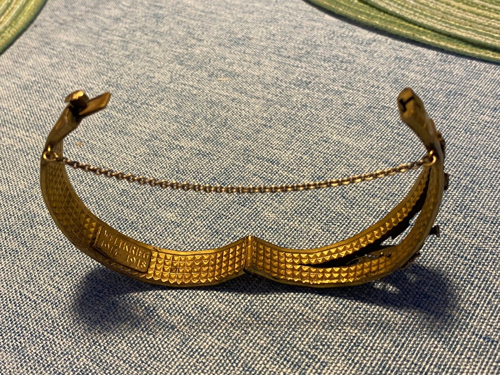 德国 - 第一次世界大战期间士兵制作的手链 - 军用配件 #2.1