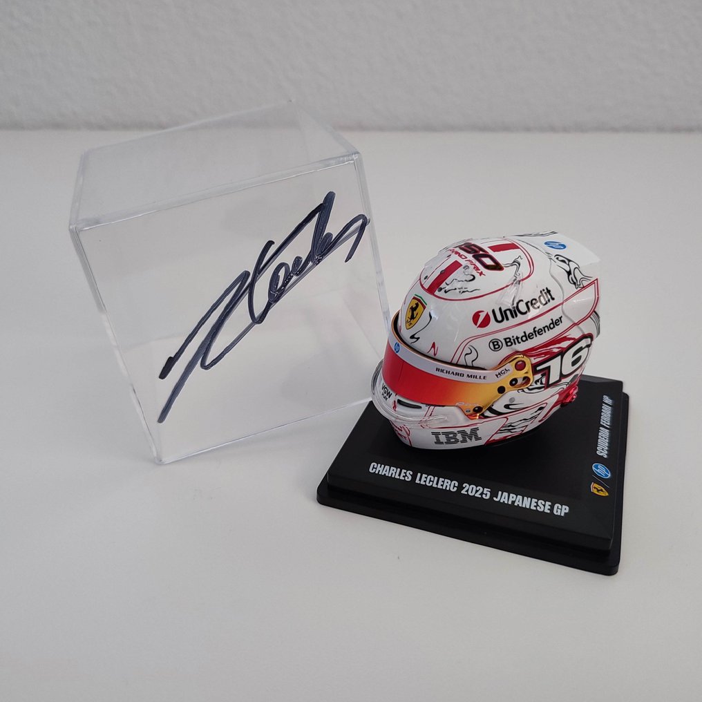 Ferrari - Gran Premio de Japón - Charles Leclerc - 2025 - Scale 1/5 helmet  #1.0