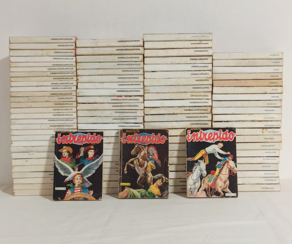Intrepido Raccolta nn. 1/98 - sequenza originale semi completa (- nn. 88, 97) - 96 Complete series - Első kiadás - 1952 #1.0