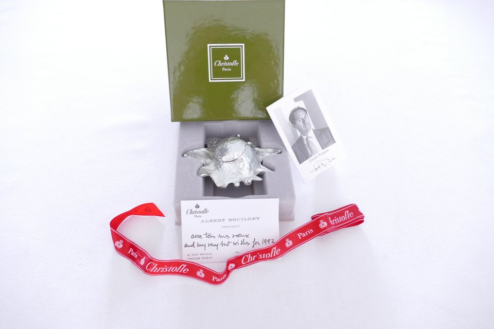 Christofle - Claude Picasso - Statuette, Soleil - 4 cm - Plaqué(e) argent - 1992 #1.0