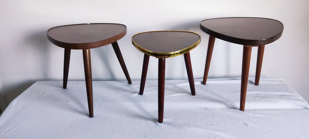 Sivupöytä - ABS, puu - Kolme sivupöytää #1.0