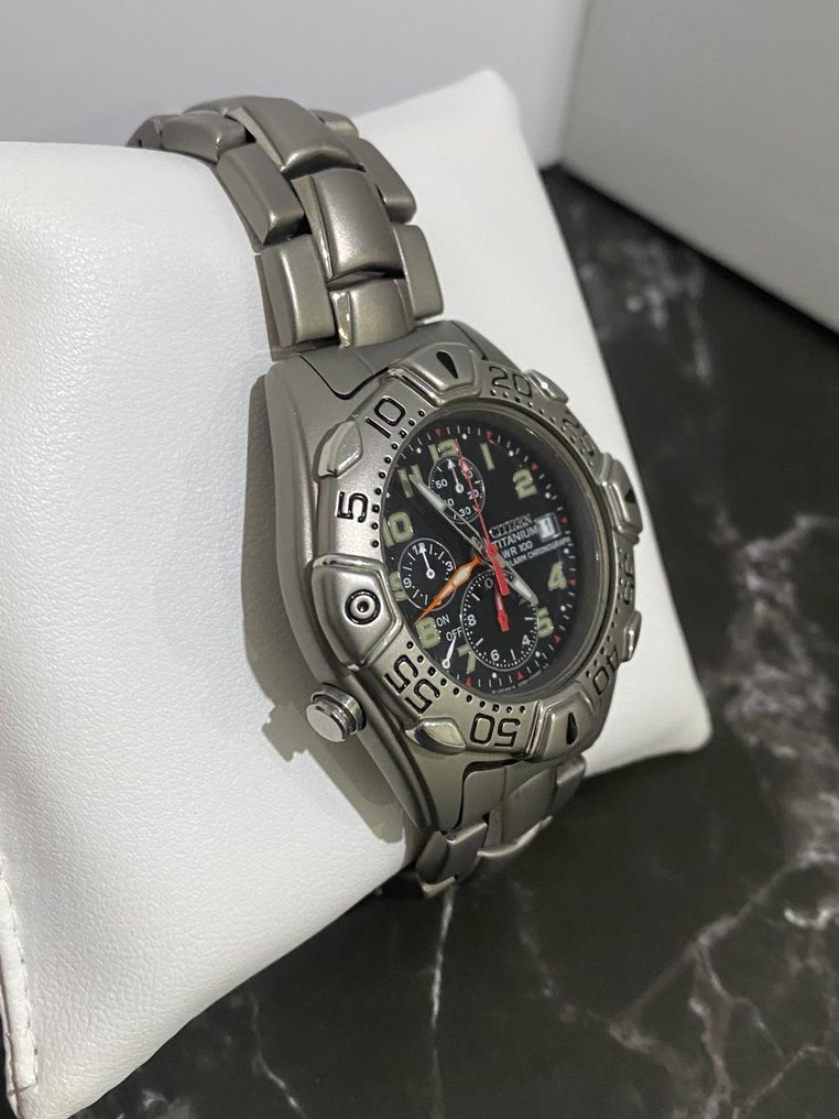 Citizen - Titanium Alarm Chronograph - No reserve price - Men - 2000-2010  #4.3