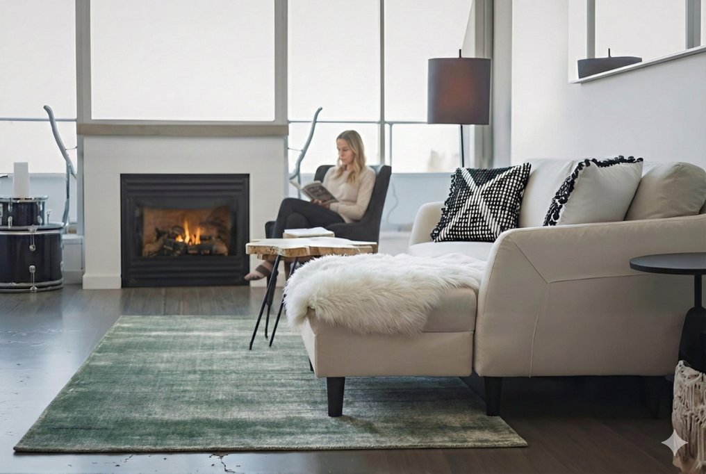 Πολυτελές Τουρκουάζ Gabbeh - Χαλί - 185 cm - 115 cm - αχρησιμοποίητο και πολύ απαλό #4.3