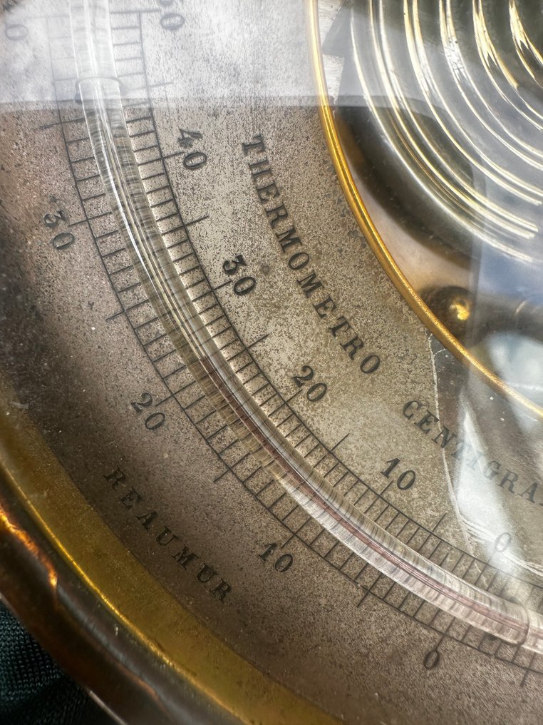 Barometer - Brass - Barometer thermometer #2.1