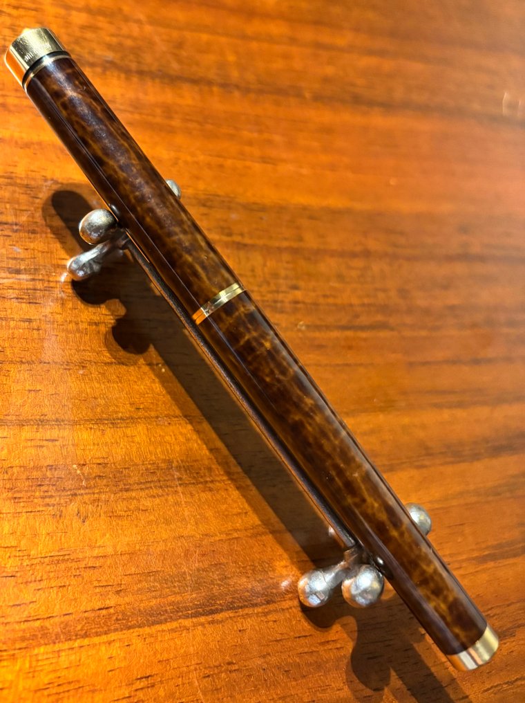 Sheaffer - Rare Sheaffer Targa 1025 Brown lacquer 14k NIB and Gold Trims - Zonder minimumprijs - Vulpen #2.1