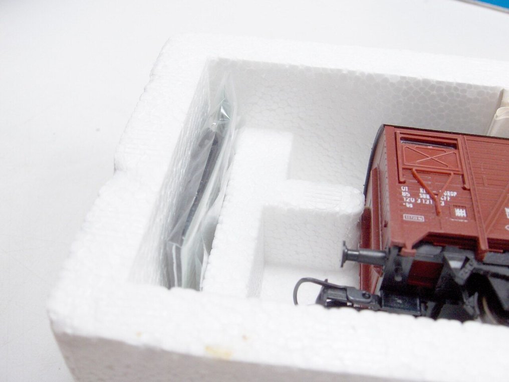 Roco H0 - Modeltog godsvogn (4) - 4x godsvogne - FS, SBB, ÖBB, Wurthemberger #3.2