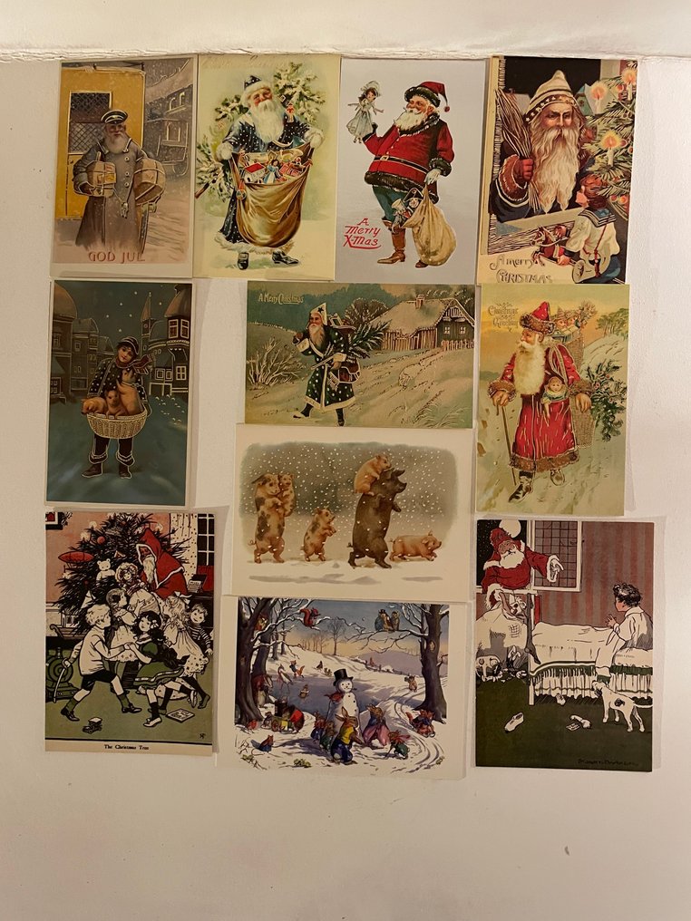 法国 - 幻想, 圣诞, 动物 - 明信片 - 1980-1985 #3.2